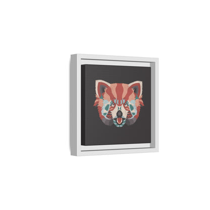 Colorful Red Panda Framed Canvas Art