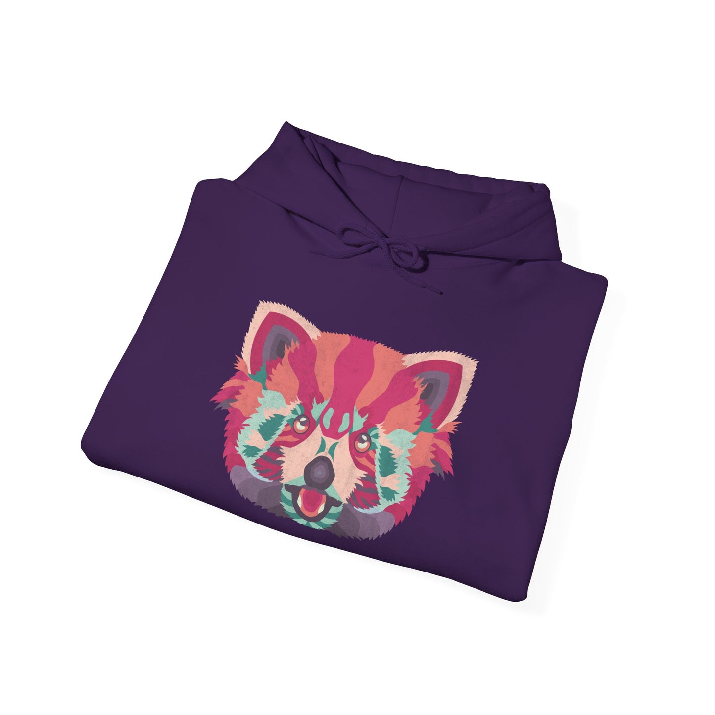 Red Panda Graphic Hooded Sweatshirt - Unisex