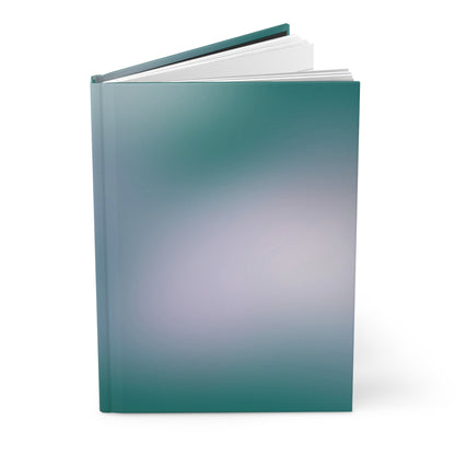 Matte Hardcover Journal - Teal & Pink Gradient