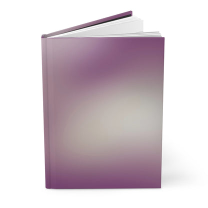 Matte Hardcover Journal - Magenta & Ivory Gradient