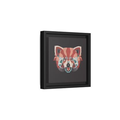 Colorful Red Panda Framed Canvas Art