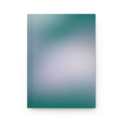 Matte Hardcover Journal - Teal & Pink Gradient