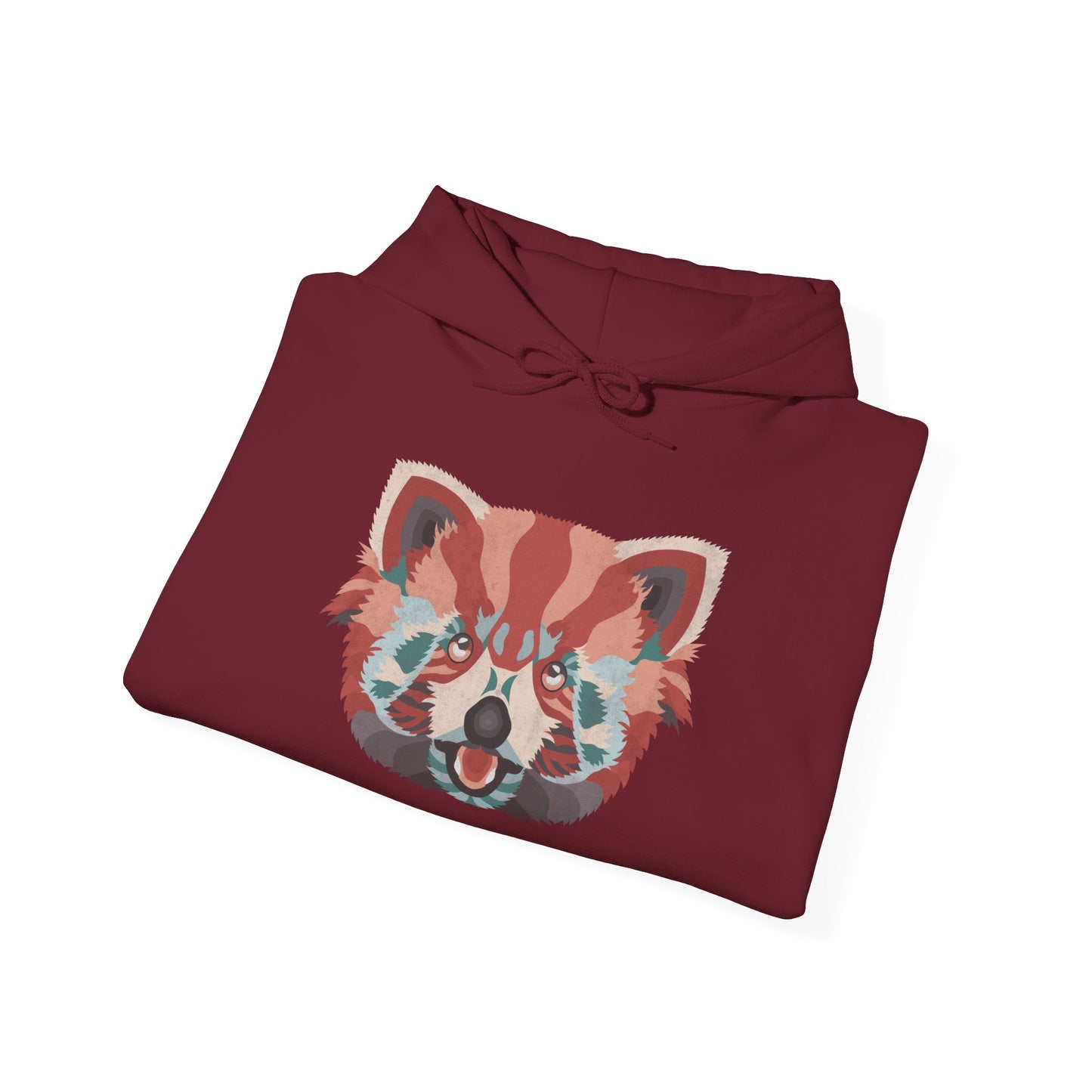 Red Panda Graphic Hooded Sweatshirt - Unisex