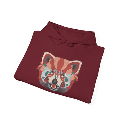 Red Panda Graphic Hooded Sweatshirt - Unisex