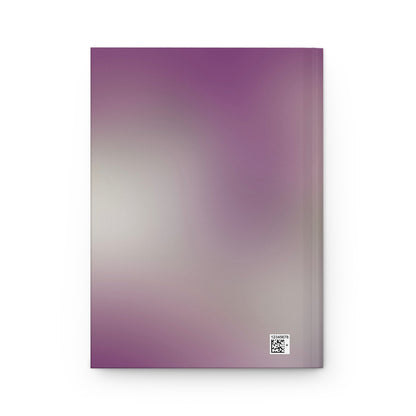 Matte Hardcover Journal - Magenta & Ivory Gradient