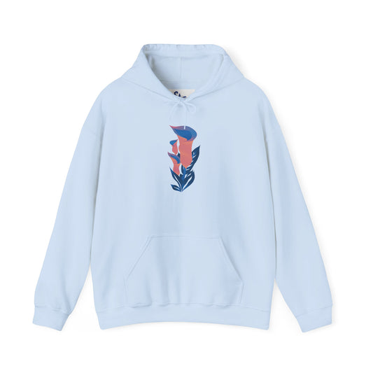 Calla Floral Hooded Sweatshirt - Unisex