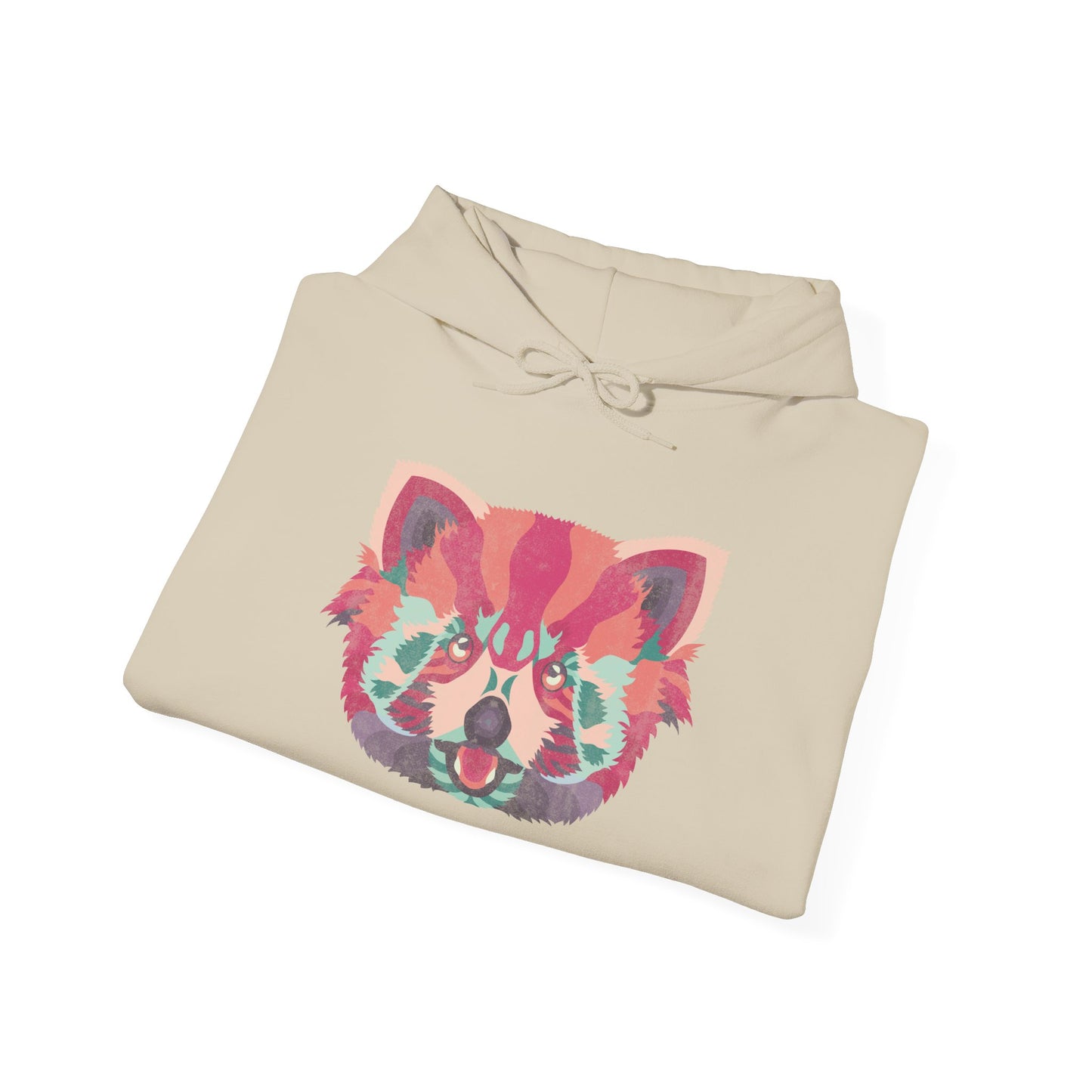 Red Panda Graphic Hooded Sweatshirt - Unisex